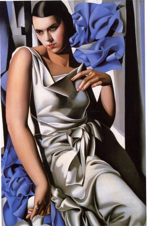 Portrait of Madame painting - Tamara de Lempicka Portrait of Madame art painting